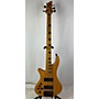 Used Schecter Guitar Research Riot Session 5 Left Handed Electric Bass Guitar Natural