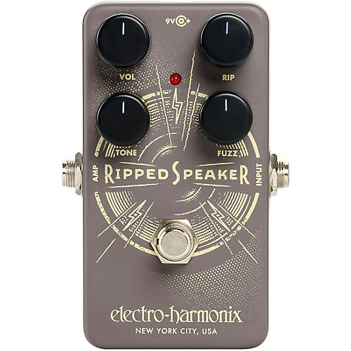 Electro-Harmonix Ripped Speaker Fuzz Effects Pedal Condition 1 - Mint Gray