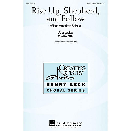 Hal Leonard Rise Up Shepherd and Follow 3 Part Treble arranged by Martin Ellis