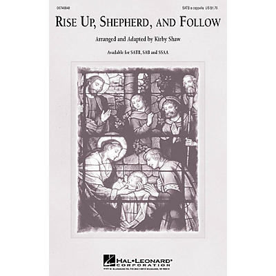 Hal Leonard Rise Up Shepherd and Follow SAB A Cappella Arranged by Kirby Shaw