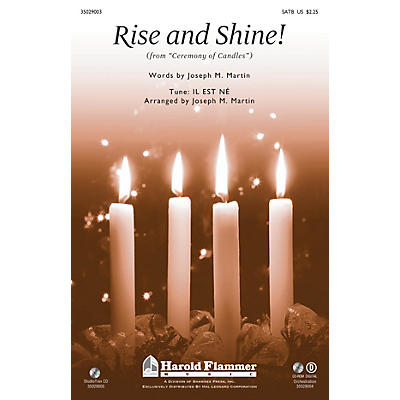 Shawnee Press Rise and Shine! (from Ceremony of Candles) SATB arranged by Joseph M. Martin