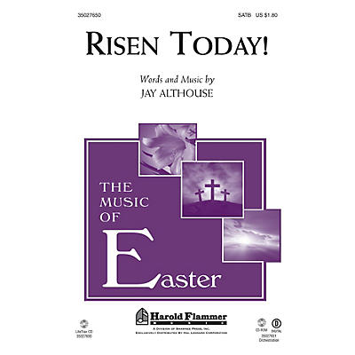 Shawnee Press Risen Today! SATB composed by Jay Althouse