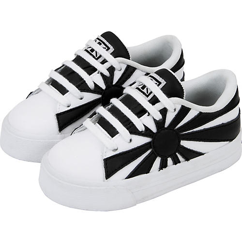 Rising Sun Leather Baby Sneakers