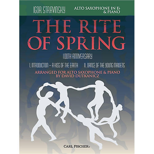 Rite of Spring - Mvts. I & II for Alto Sax & Piano (Book + Sheet Music)