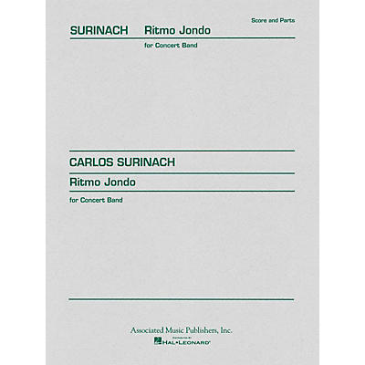 Associated Ritmo Jondo (Score and Parts) Concert Band Level 4-5 Composed by Carlos Surinach