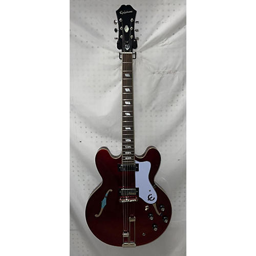 Epiphone Riviera Custom Hollow Body Electric Guitar Candy Apple Red Metallic