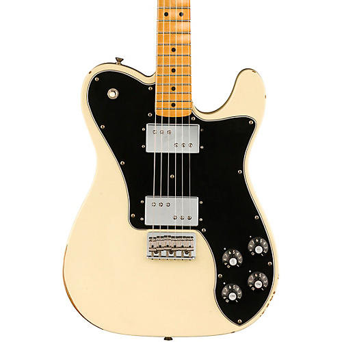 Fender Road Worn Limited Edition '70s Telecaster Deluxe Electric Guitar Olympic White