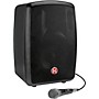 Harbinger RoadTrip 25 8 in. Battery-Powered Portable Speaker With Bluetooth and Microphone Black