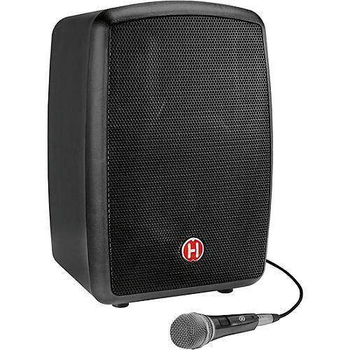 Harbinger RoadTrip 25 8 in. Battery-Powered Portable Speaker With Bluetooth and Microphone Condition 1 - Mint Black