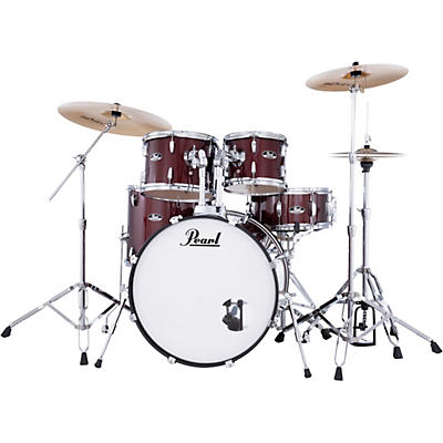 Pearl Roadshow 5-Piece Drum Set With Hardware and SABIAN PX Cymbals