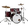 Pearl Roadshow 5-Piece Drum Set With Hardware and Zildjian Planet Z Cymbals Red Wine