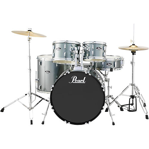 Pearl Roadshow 5-Piece New Fusion Drum Set Charcoal Metallic