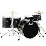 Pearl Roadshow 5-Piece Rock Drum Set Jet Black