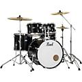 Pearl Roadshow Complete 5-Piece Drum Set With Hardware and Cymbals Jet BlackJet Black