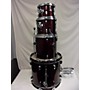 Used Pearl Roadshow Fusion Drum Kit Wine Red