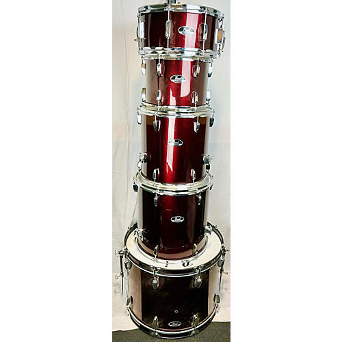 Pearl Roadshow Rock Drum Kit wine red sparkle