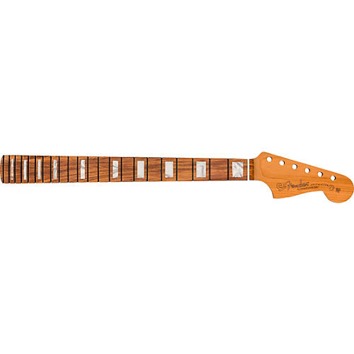 Fender Roasted Jazzmaster Neck, Block Inlays, 22 Medium Jumbo Frets, 9.5