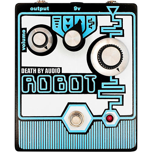 Death By Audio Robot Lo-fi Pitch Shifter Effects Pedal Black and Blue