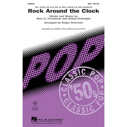 Hal Leonard Rock Around the Clock SATB by Bill Haley and His Comets arranged by Roger Emerson