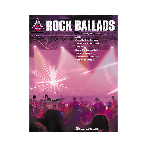 Hal Leonard Rock Ballads Guitar Tab Book