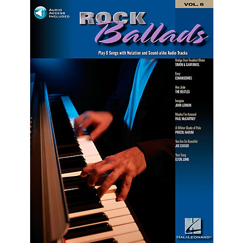 Rock Ballads Keyboard Play-Along Volume 6 Book with CD