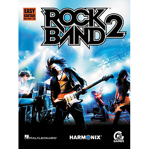 Rock Band 2: Easy Guitar Songbook with Notes and Tab