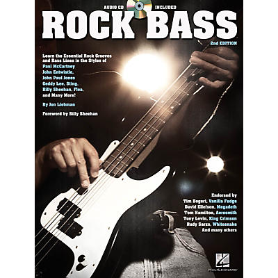 Hal Leonard Rock Bass - 2nd Edition Bass Instruction Series Softcover with CD Written by Jon Liebman