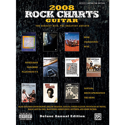 Rock Charts 2008 Deluxe Annual Edition Guitar Tab Book