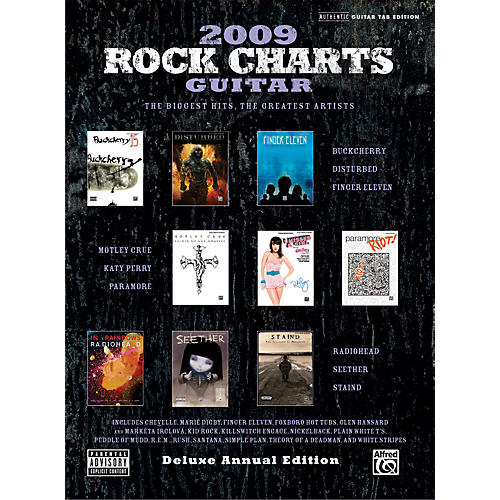 Rock Charts 2009 Deluxe Annual Edition Guitar Tab Book