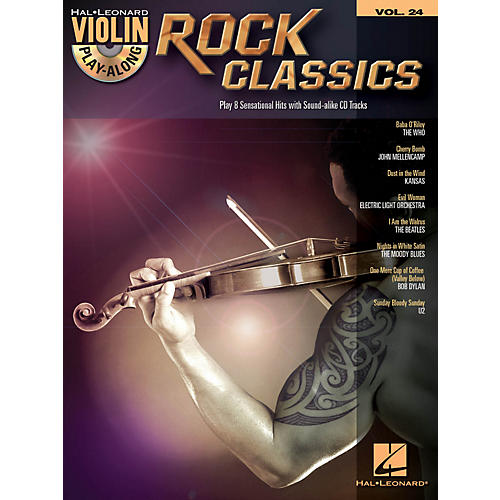 Hal Leonard Rock Classics - Violin Play-Along Volume 24 Book/CD