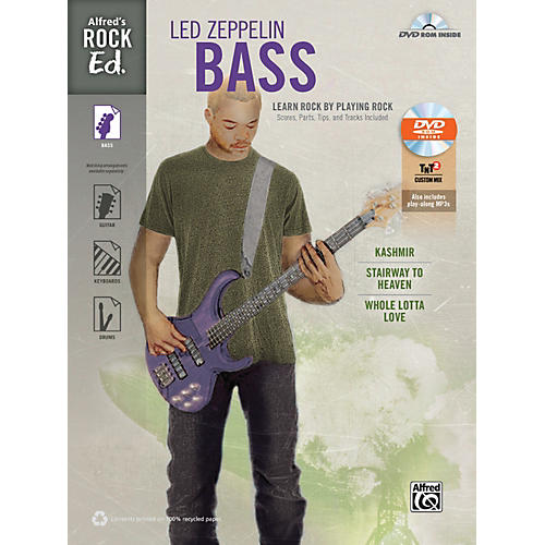 Rock Ed.: Led Zeppelin Bass Book & DVD-ROM