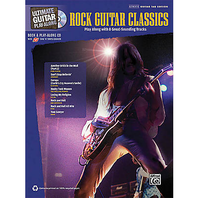 Hal Leonard Rock Guitar Classics (Ultimate Guitar Play-Along) Guitar Book Series Softcover with CD by Various