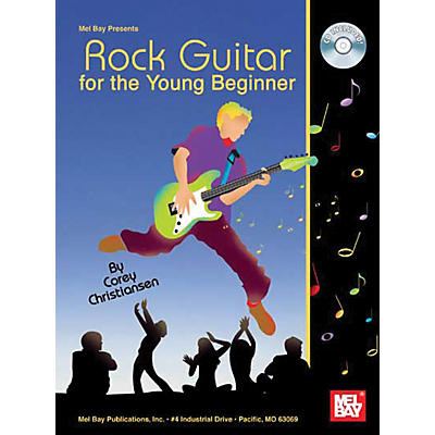Mel Bay Rock Guitar For The Young Beginner Book and CD
