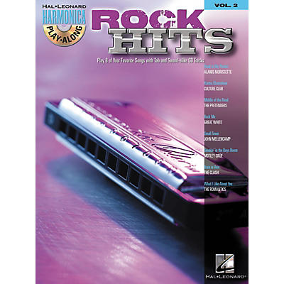 Hal Leonard Rock Hits - Harmonica Play-Along Series, Volume 2 (Book/CD)