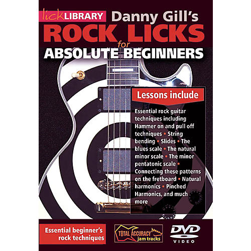 Hal Leonard Rock Licks For Absolute Beginners - Lick Library DVD