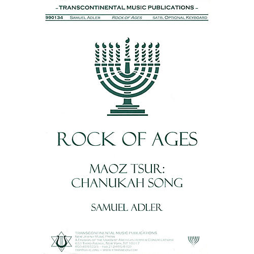 Rock Of Ages (Maoz Tsur) SATB arranged by Samuel Adler