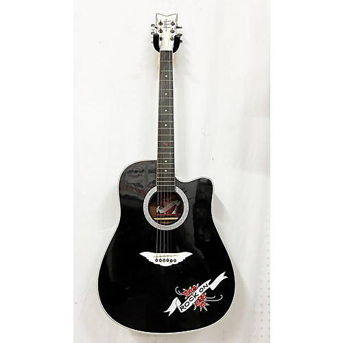 black esteban acoustic guitar