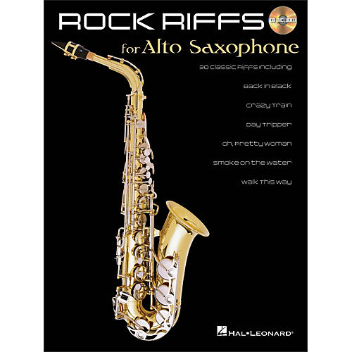 Rock Riffs for Alto Sax Book/CD