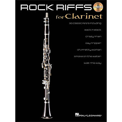 Hal Leonard Rock Riffs for Clarinet Book/CD