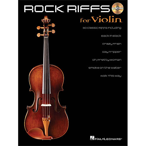 Hal Leonard Rock Riffs for Violin - Book/CD