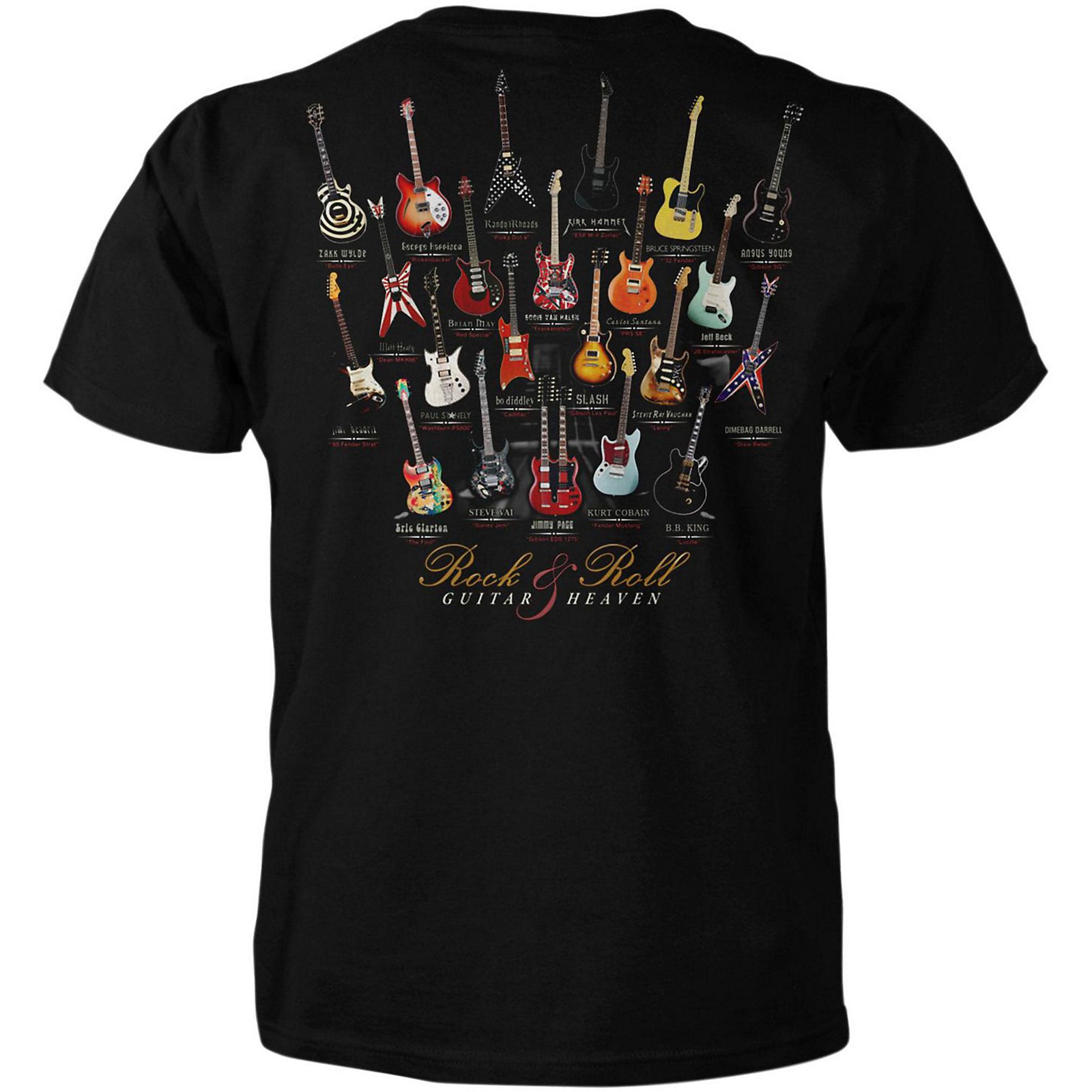 Taboo Rock & Roll Guitar Heaven T-Shirt Black X-Large | Musician's Friend