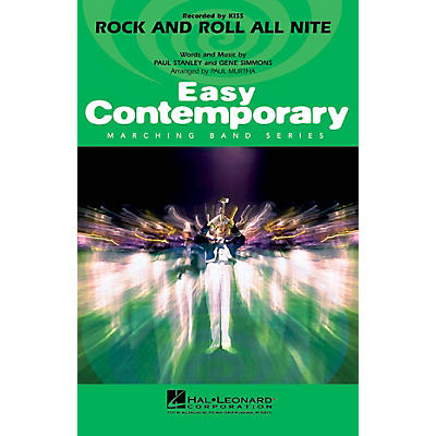 Hal Leonard Rock and Roll All Nite Marching Band Level 2-3 by Jamiroquai Composed by Paul Stanley