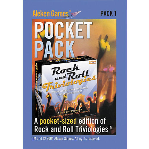 Rock and Roll Triviologies Pocket Pack Game
