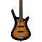 Rockbass Corvette Basic 4-String Electric Bass Guitar Level 2 Almond Sunburst 888365513928