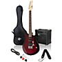 Open-Box Rogue Rocketeer Electric Guitar Pack Condition 1 - Mint Wine Burst