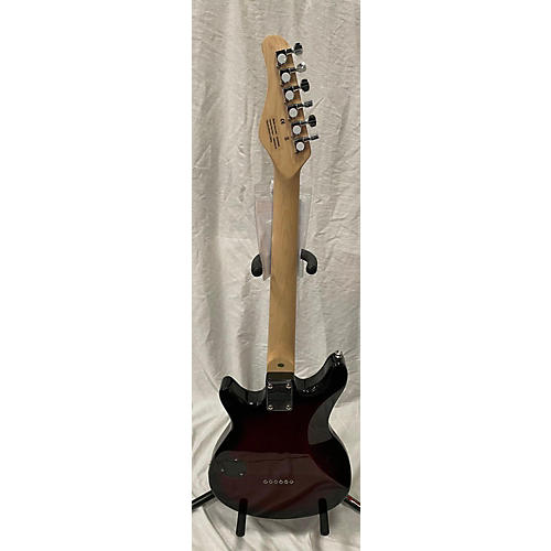 Rogue Rocketeer Solid Body Electric Guitar Black Cherry