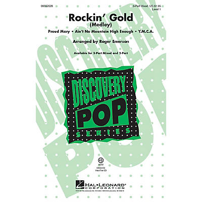 Hal Leonard Rockin' Gold (Medley) Discovery Level 1 3-Part Mixed arranged by Roger Emerson