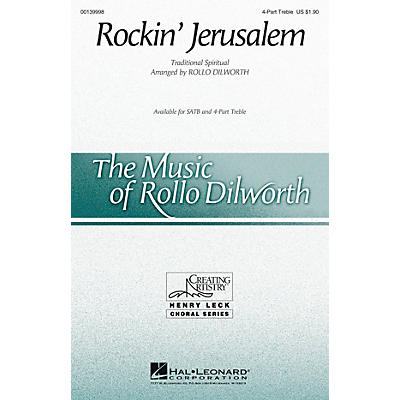 Hal Leonard Rockin' Jerusalem 4 Part Treble arranged by Rollo Dilworth