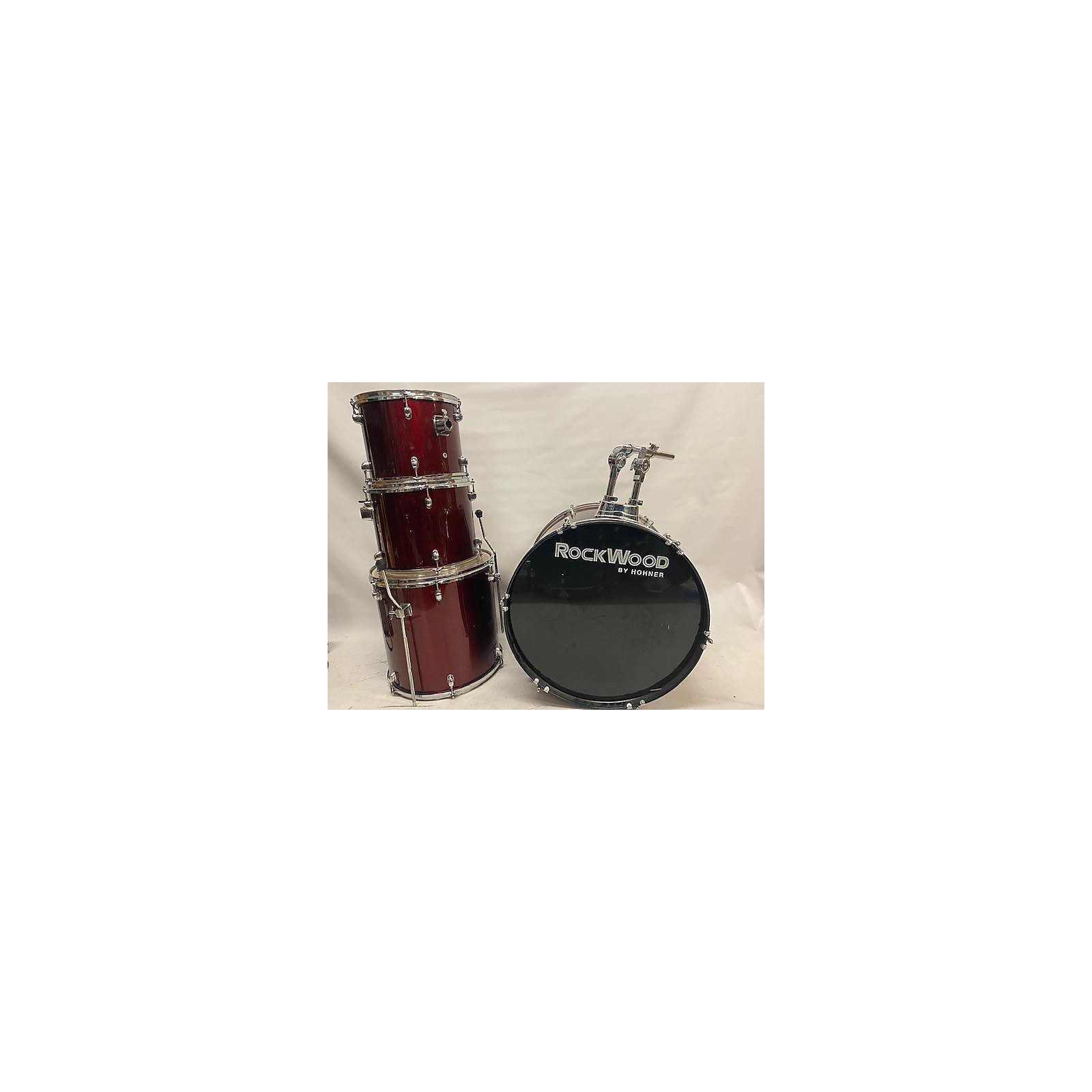 Used Hohner Rockwood Drum Kit Metallic Red Musician's Friend