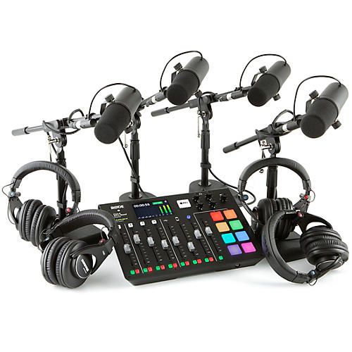 Rodecaster Pro 4-Person Podcasting Bundle With SM7B & SRH840